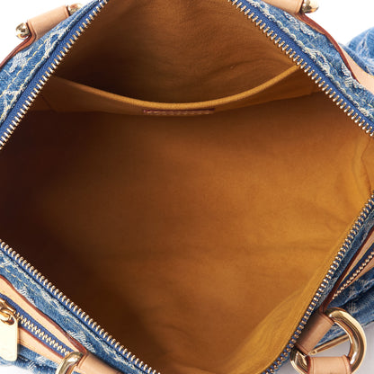 Louis Vuitton Monogram Denim Neo Speedy Blue 7 of 8