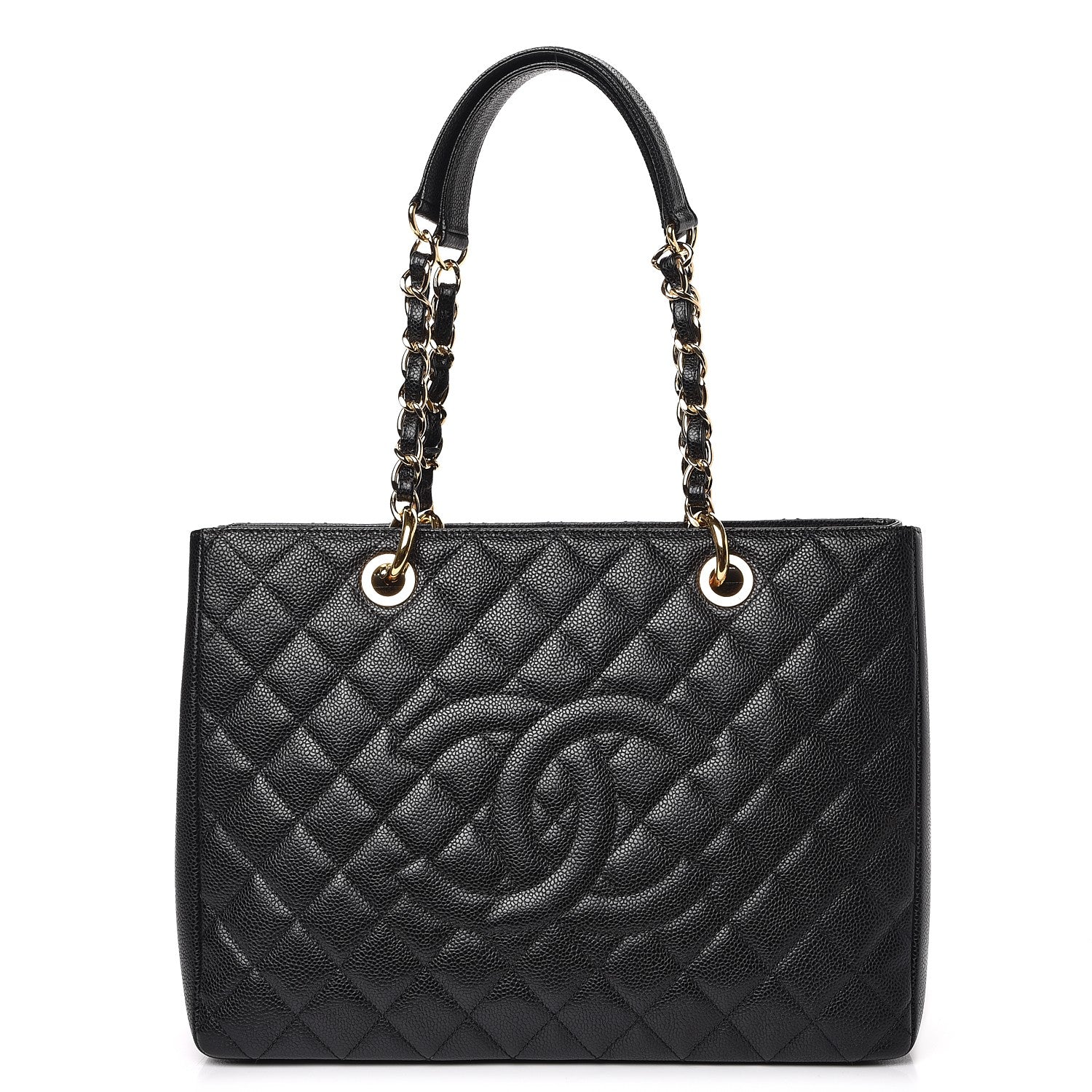 Chanel Caviar Quilted Grand Shopping Tote GST Black 1 of 10