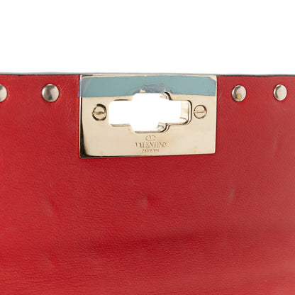 Valentino Garavani Nappa Small Rockstud Spike Shoulder Bag Rosso Valentino 7 of 11