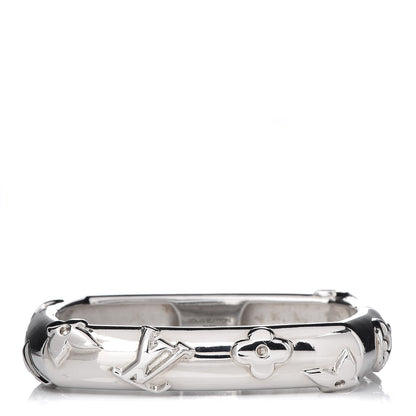 Louis Vuitton Brass Family Bangle S Silver 1 of 10