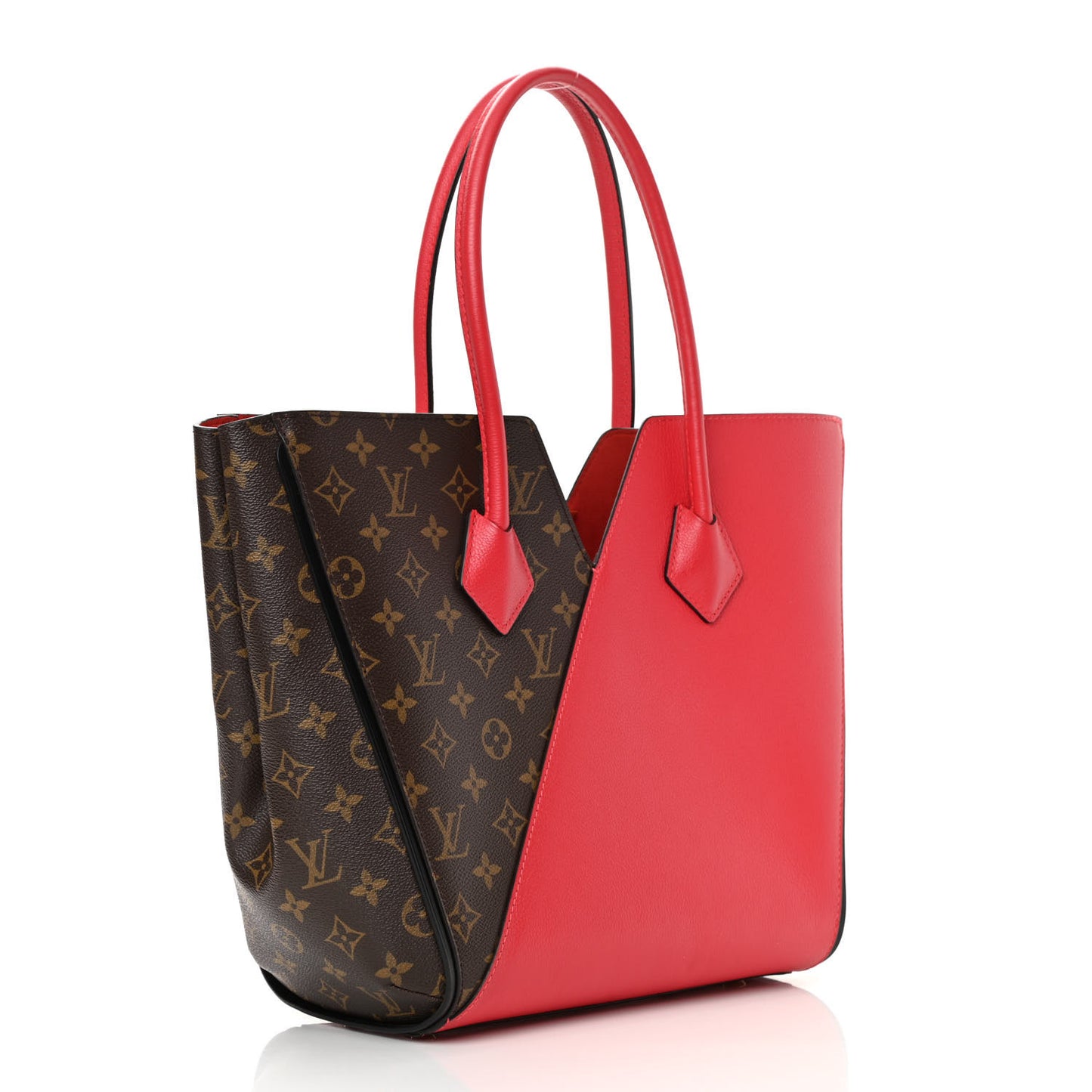 Calfskin Monogram Kimono Tote Cherry