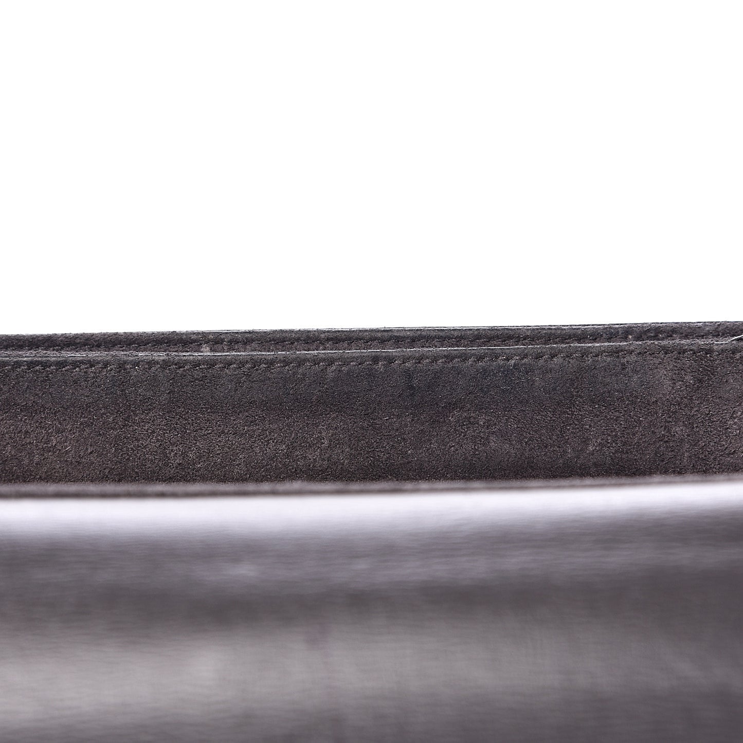 Smooth Calfskin Suede Medium Bellechasse Grey