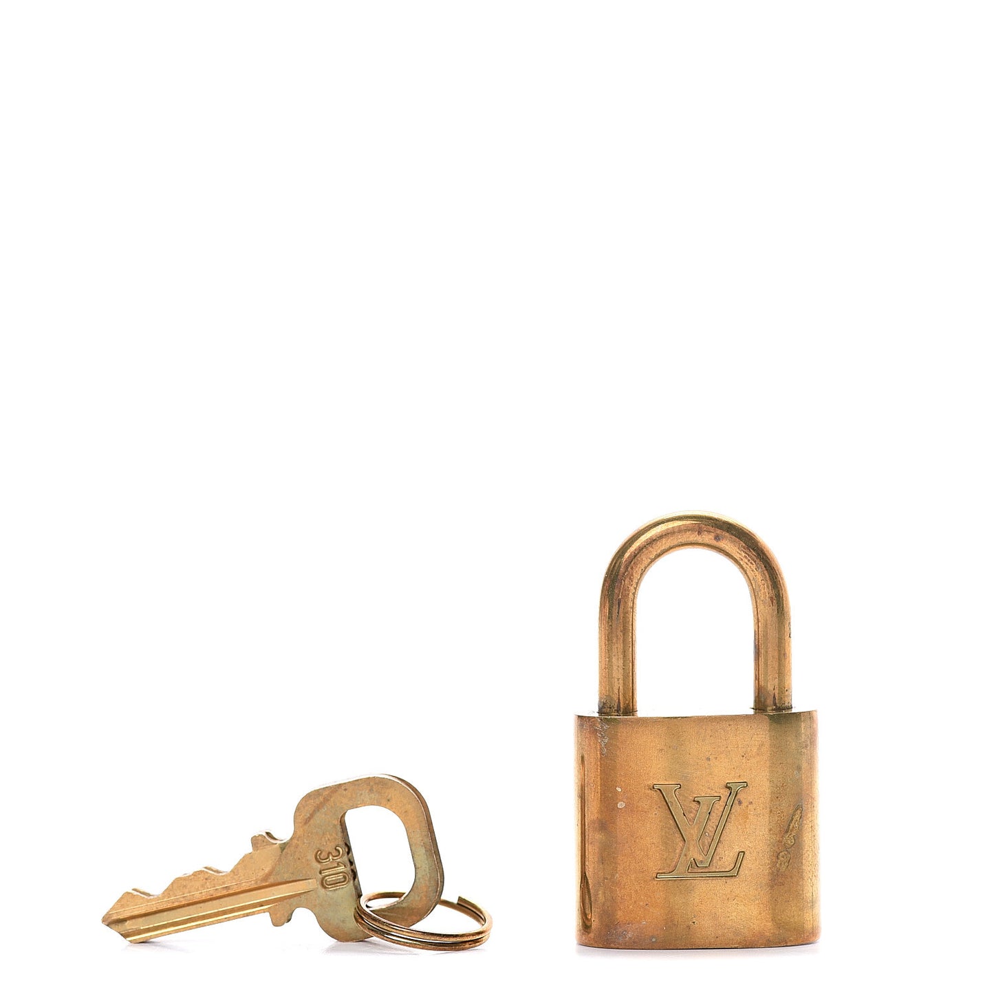 Brass Lock and 2 Keys Set #310