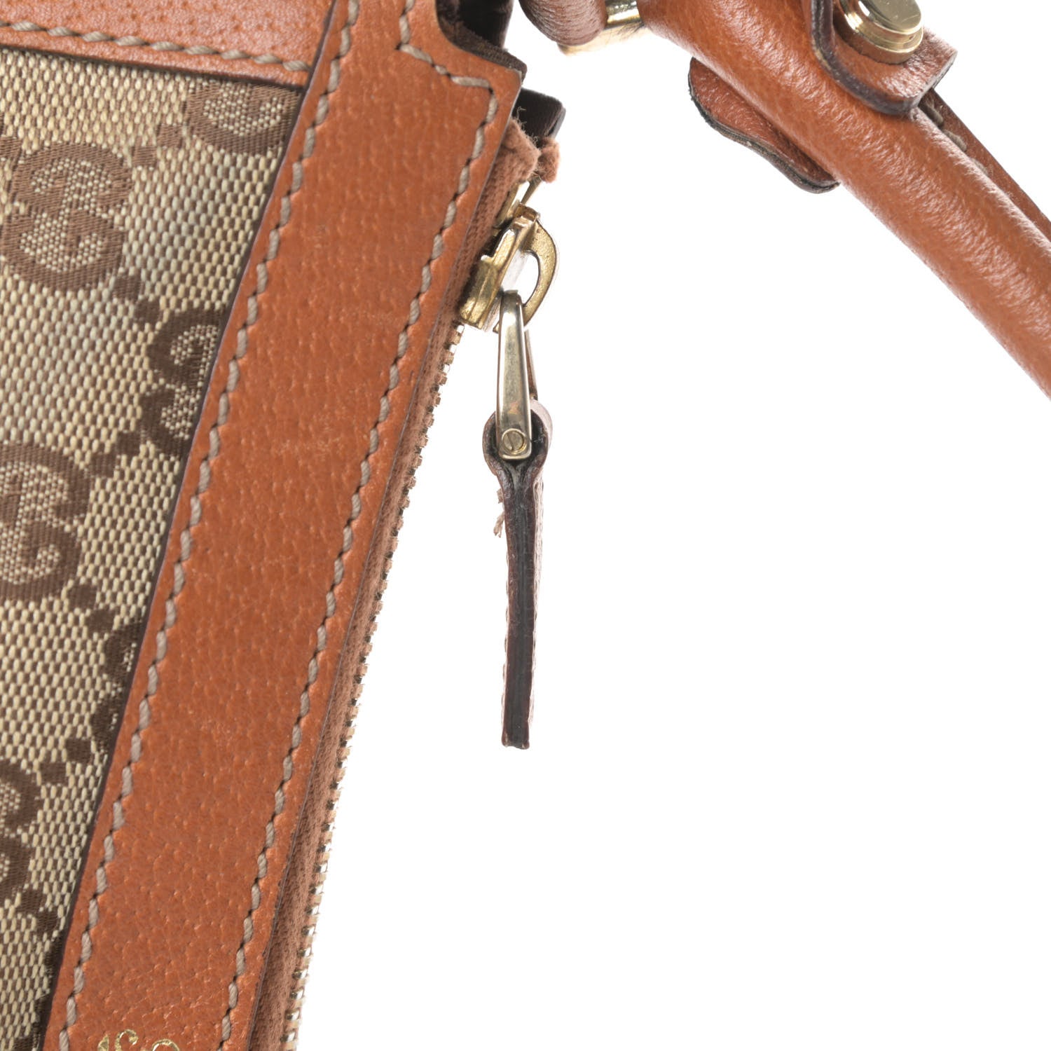 Gucci Monogram Small Abbey Shoulder Bag Brown 12 of 13