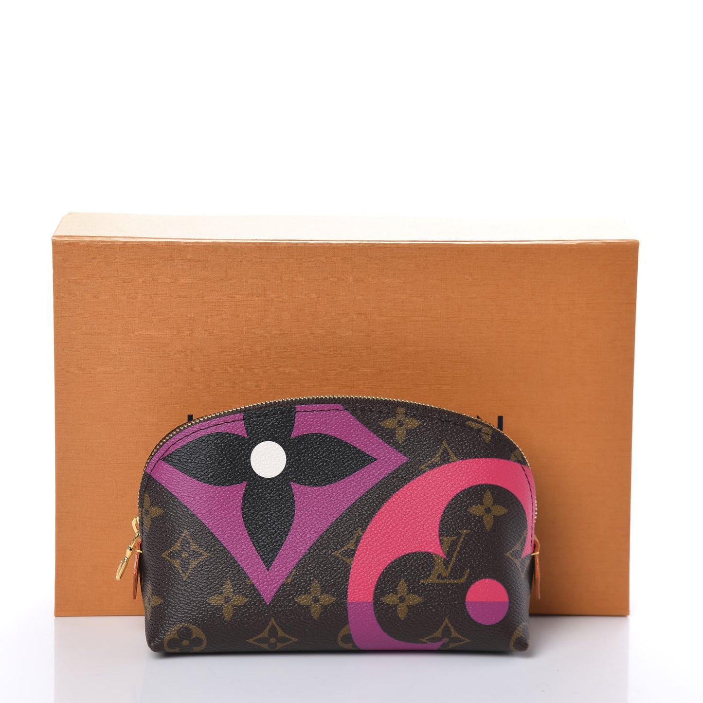 Monogram Game On Cosmetic Pouch