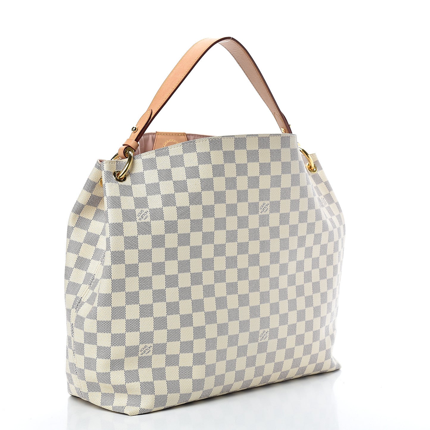 Damier Azur Graceful MM Rose Ballerine