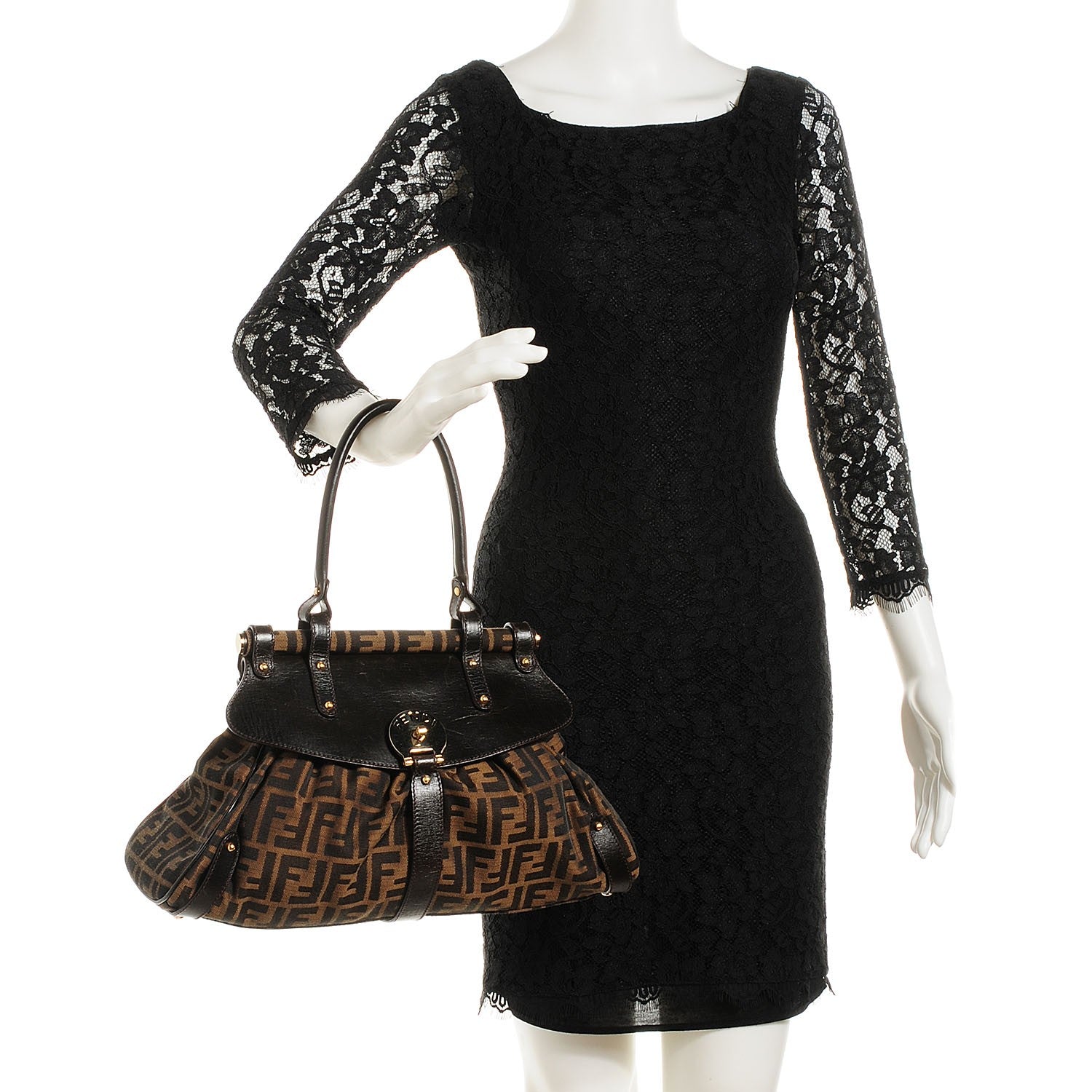 Fendi Zucca Medium Magic Bag Tobacco 2 of 9