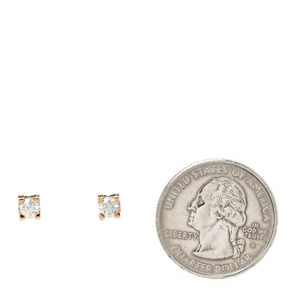 Cartier 18K Pink Gold Diamond .46ctw C De Cartier Earrings 2 of 5