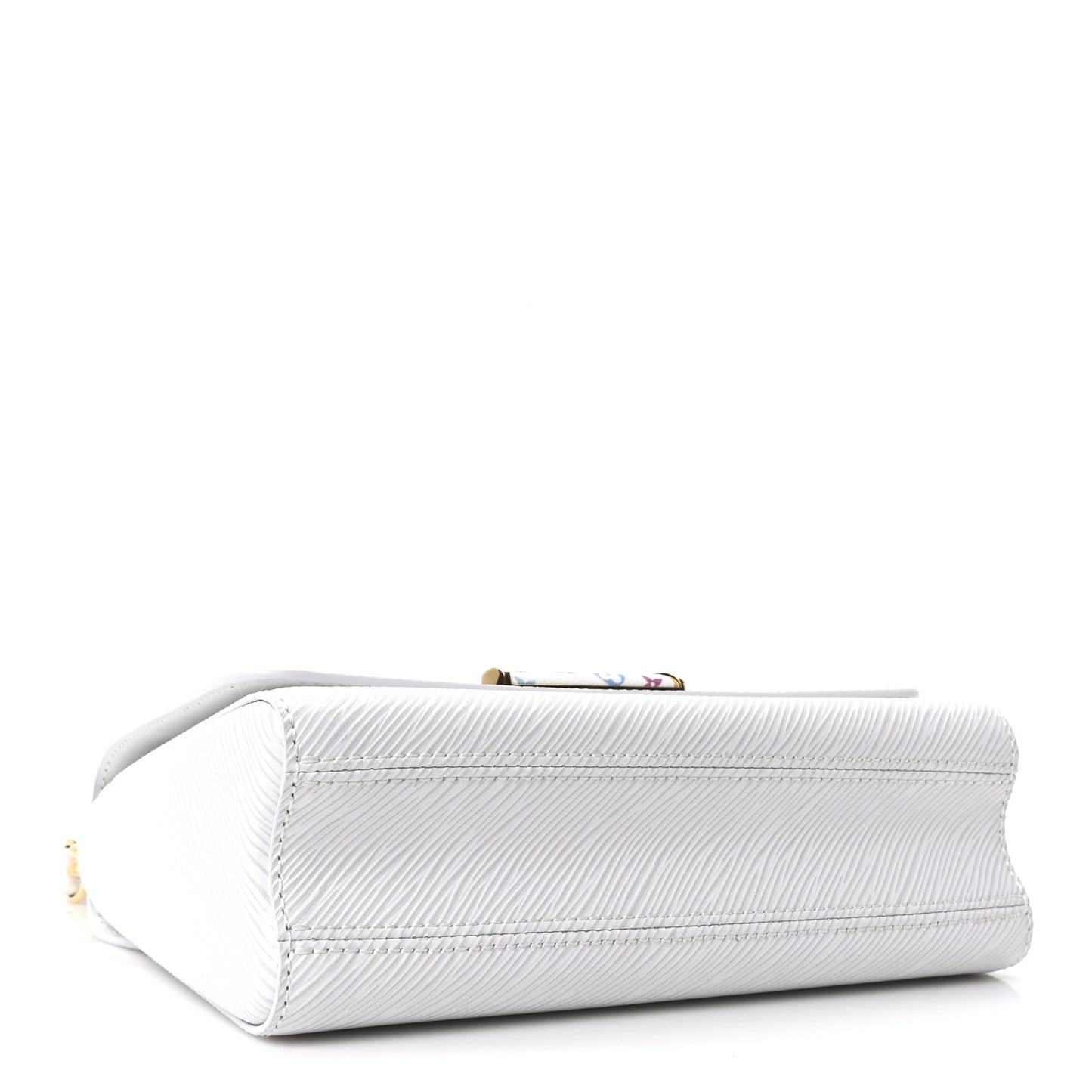 LV X TM Epi Twist MM Slim Shoulder Bag White