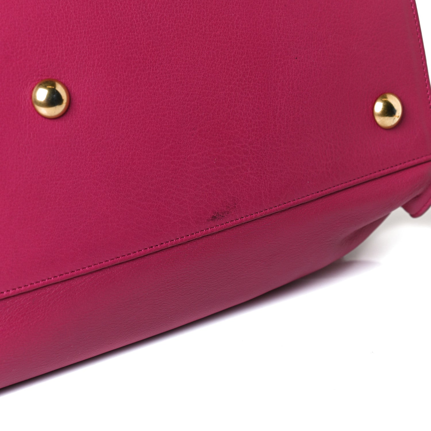 Saint Laurent Calfskin Medium Classic Y Cabas Fuchsia 24 of 34