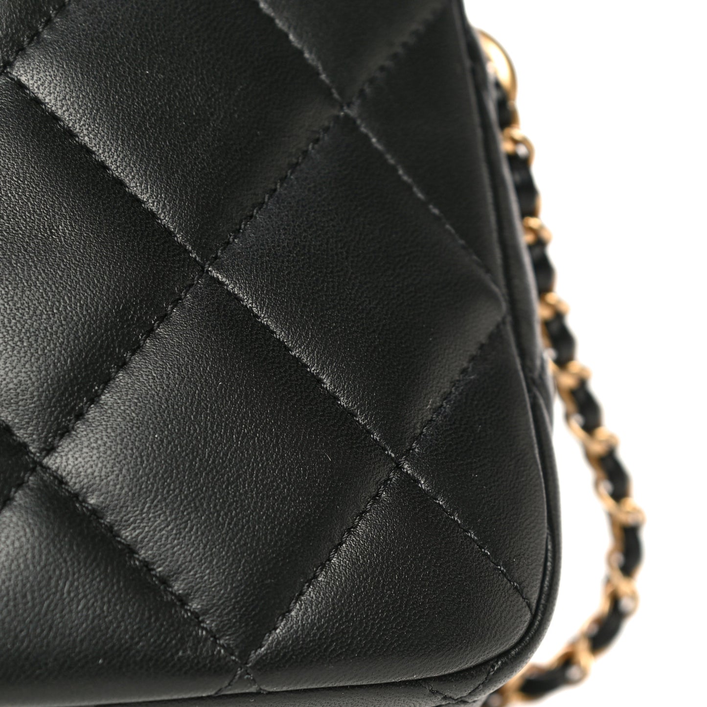 Lambskin Quilted Mini My Perfect Flap Black