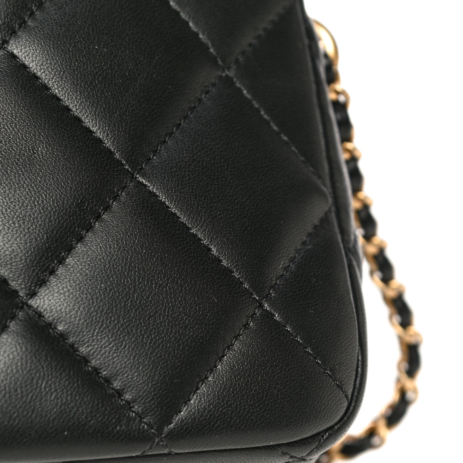 Chanel Lambskin Quilted Mini My Perfect Flap Black 18 of 20