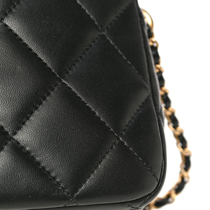 Chanel Lambskin Quilted Mini My Perfect Flap Black 18 of 20