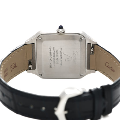 Cartier Stainless Steel Alligator 27.5mm Santos Dumont Quartz Watch 4 of 5