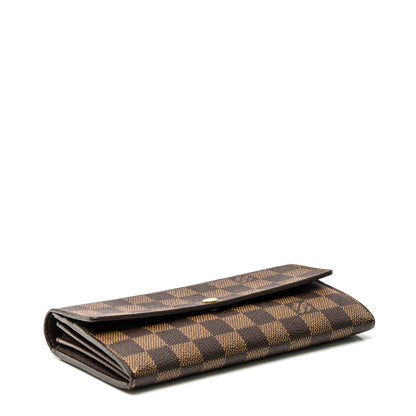 Louis Vuitton Damier Ebene Sarah Wallet 4 of 9