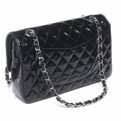 Chanel Glitter Patent Quilted Evening Star Medium Double Flap Black 3 of 8