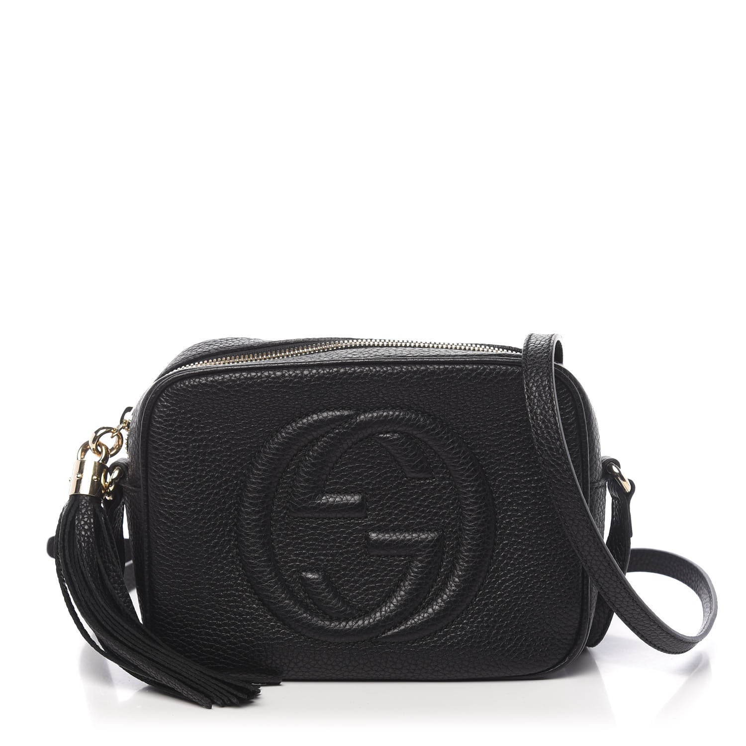 Gucci Pebbled Calfskin Small Soho Disco Bag Black 1 of 10