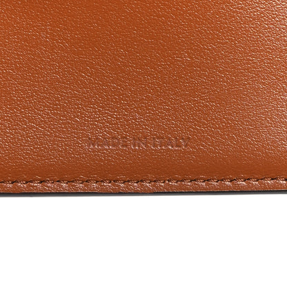 Celine Shiny Smooth Lambskin Small Triomphe Wallet Tan 6 of 7