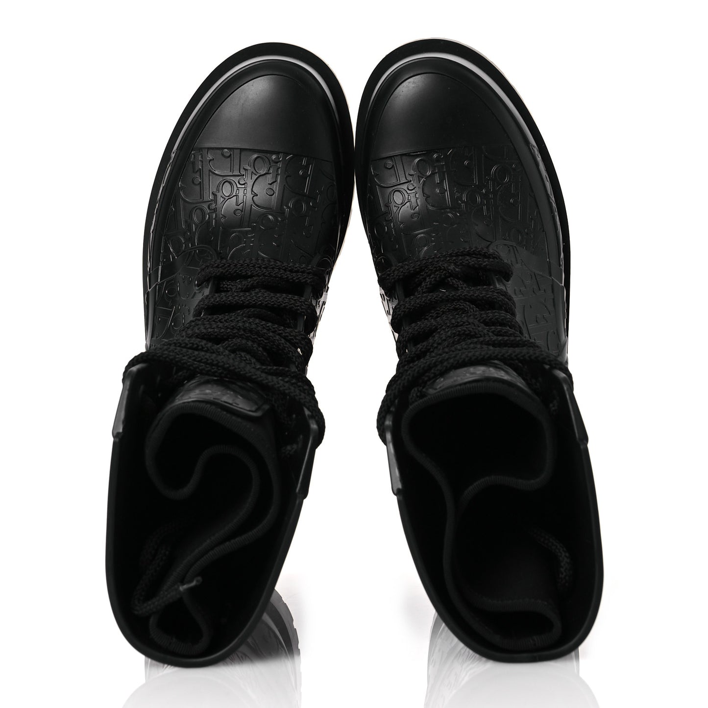 Oblique Rubber Diorcamp Boots 39 Black
