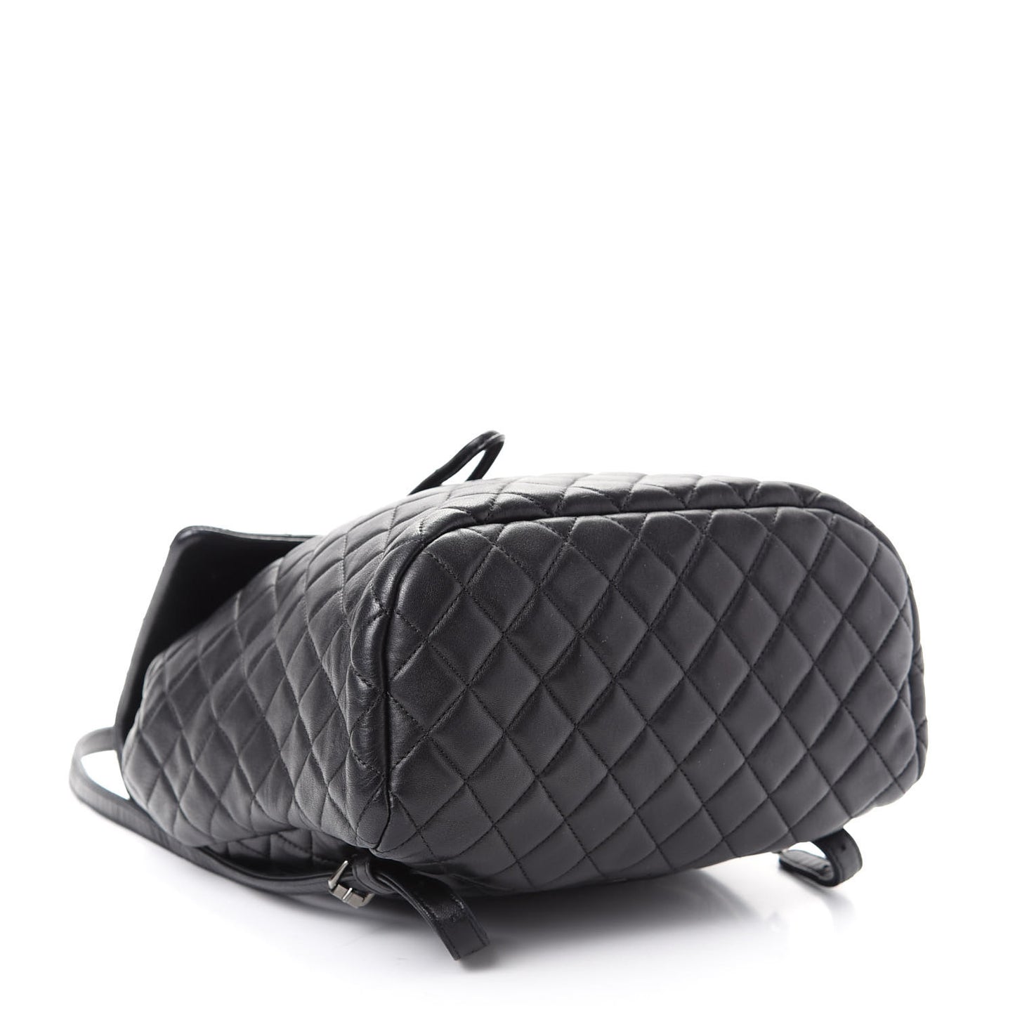 Lambskin Quilted Large Urban Spirit Backpack Black