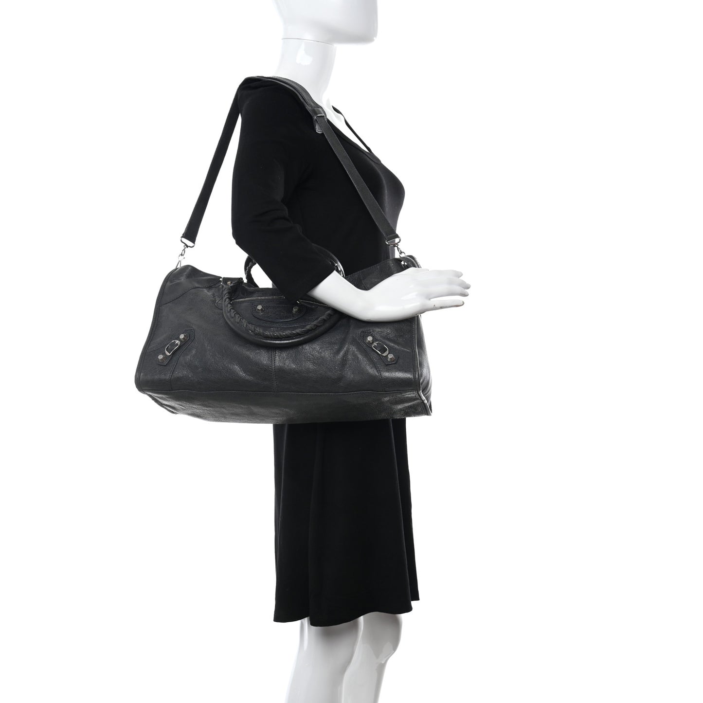 Agneau Giant 12 Silver Hardware Part Time Anthracite