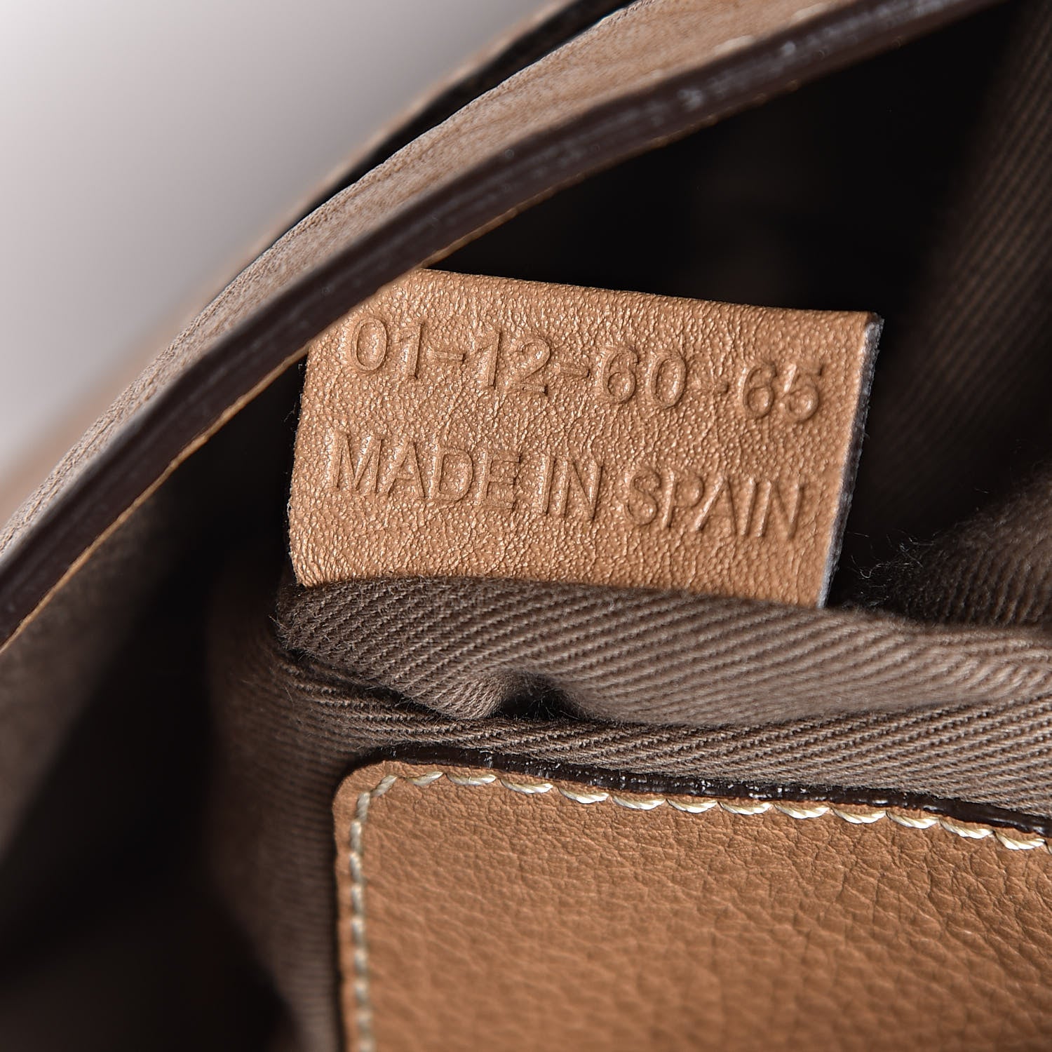 Chloe Calfskin Mini Marcie Round Crossbody Bag Nut 7 of 10