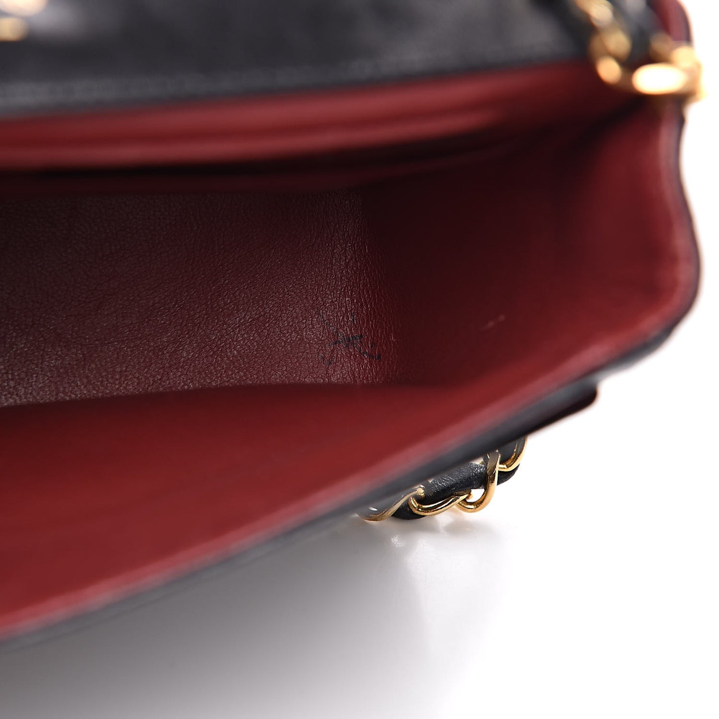 Lambskin Quilted Small Single Flap Black
