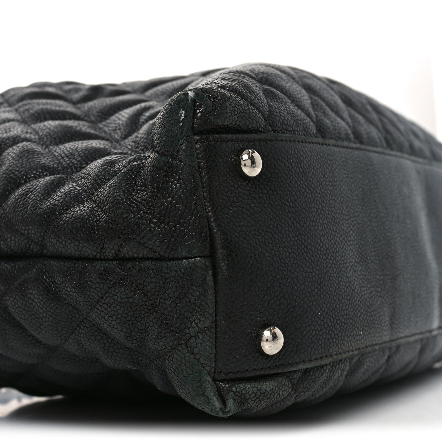 Chanel Caviar Quilted French Riviera Hobo Black 9 of 10