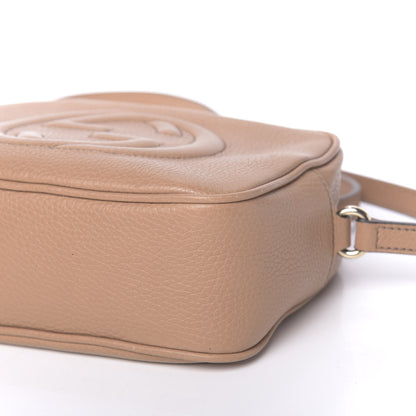 Gucci Pebbled Calfskin Small Soho Disco Bag Camelia 10 of 10