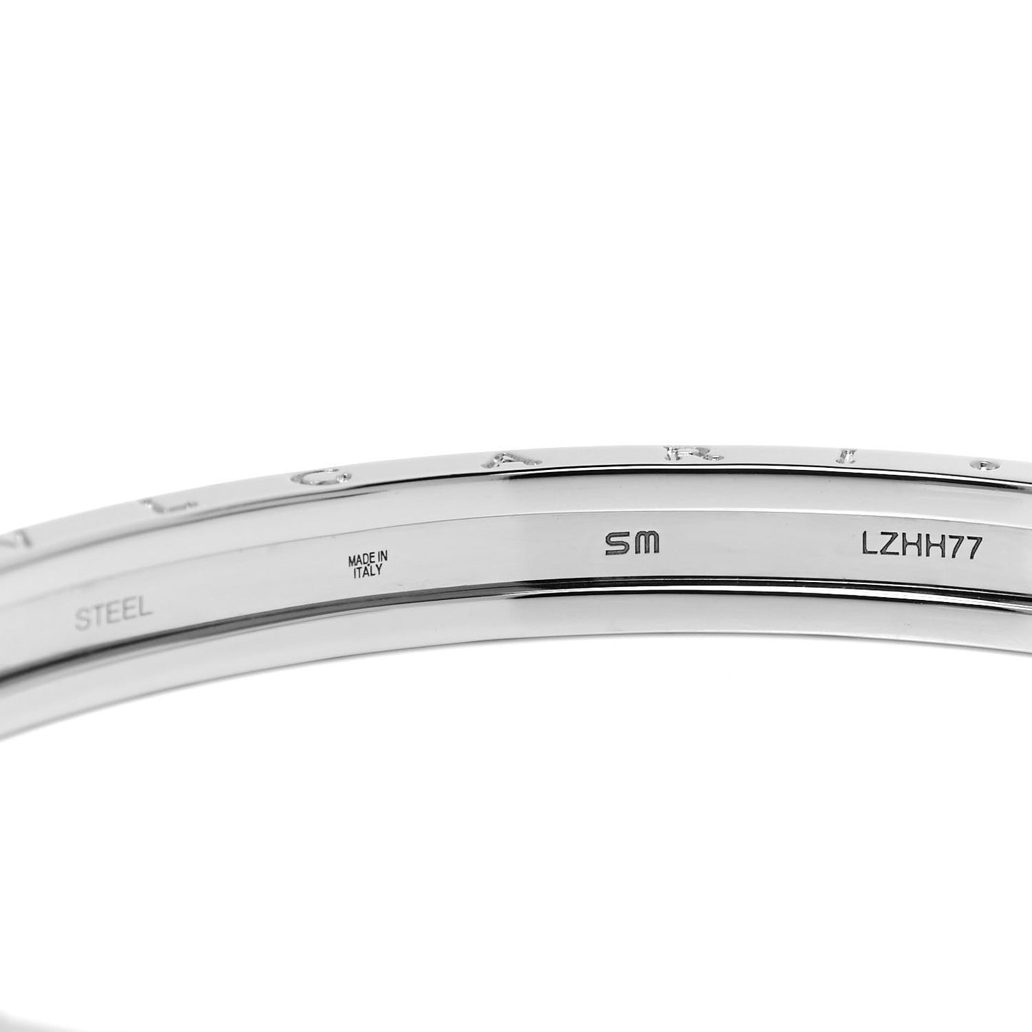 18K Rose Gold Stainless Steel B.Zero1 Cuff Bracelet SM