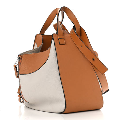 Loewe Calfskin Medium Hammock Shoulder Bag Tan White 2 of 15