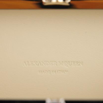Alexander McQueen Sequin Crown Skull Box Clutch White 6 of 8