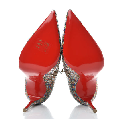 Christian Louboutin Tressage Vitraux So Kate Booty 100 Ankle Boots 37 Multi 5 of 7