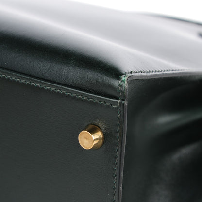 Hermes Box Kelly Sellier 32 Vert Fonce 9 of 28