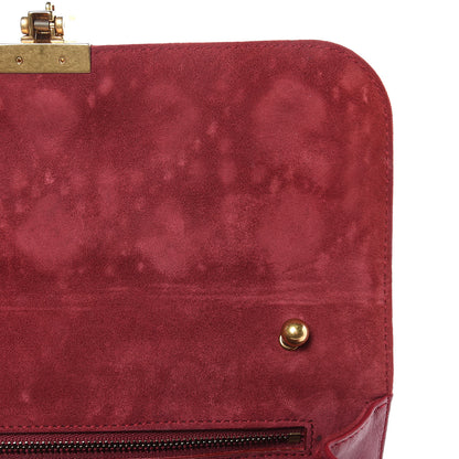 Christian Dior Lambskin Cannage Studded Large Dioraddict Flap Bag Red 11 of 11