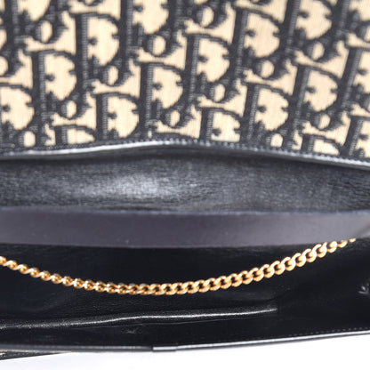 Christian Dior Monogram Chain Flap Black 6 of 8