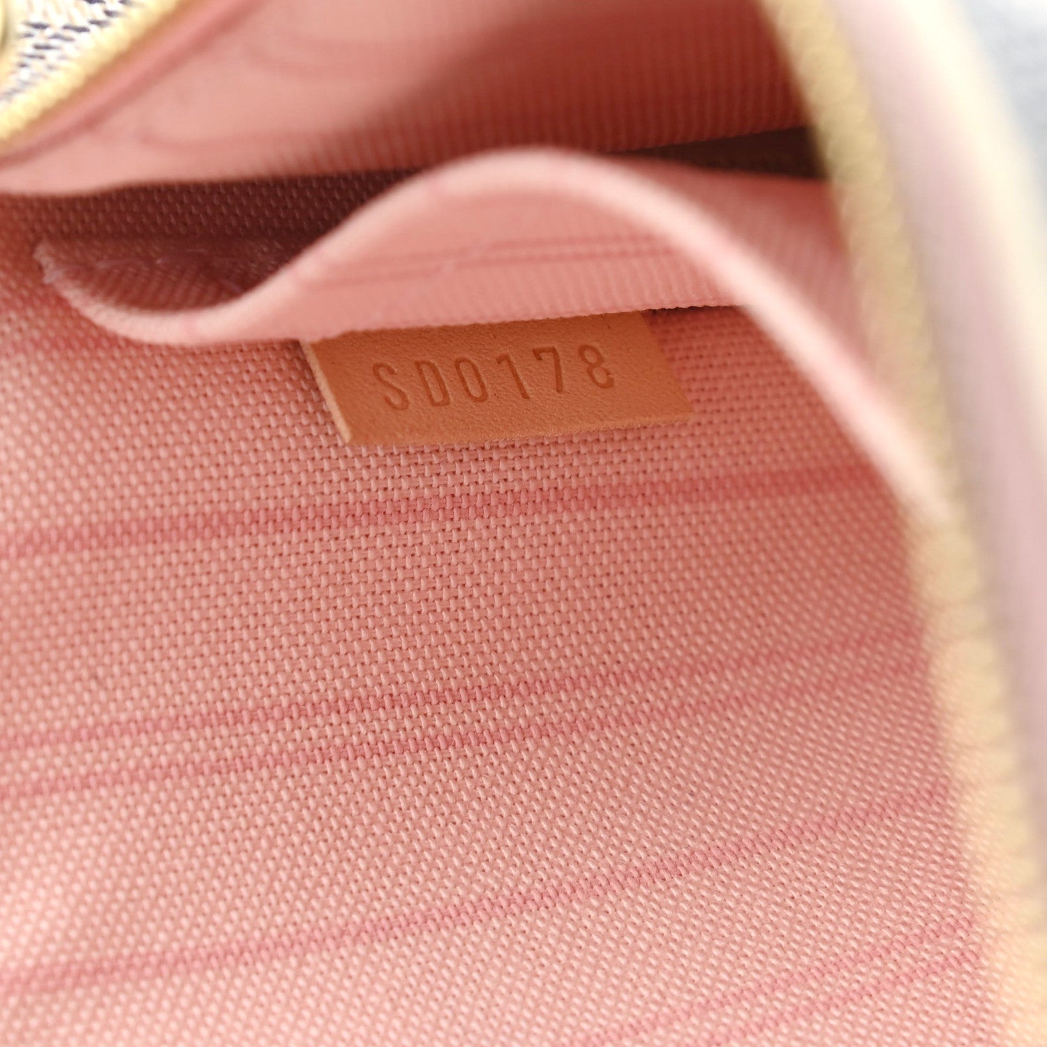 Louis Vuitton Damier Azur Neverfull MM GM Pochette Rose Ballerine 7 of 7