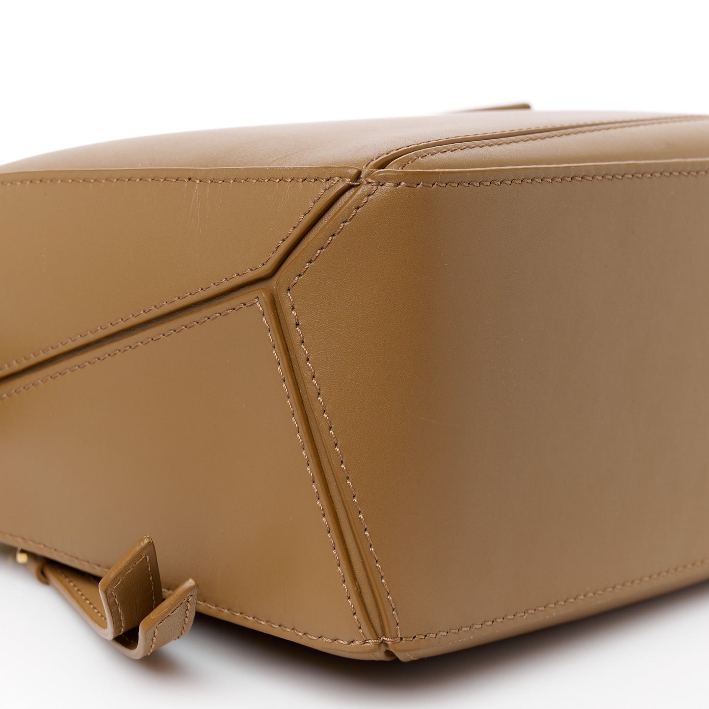 Satin Calfskin Small Puzzle Bag Oak
