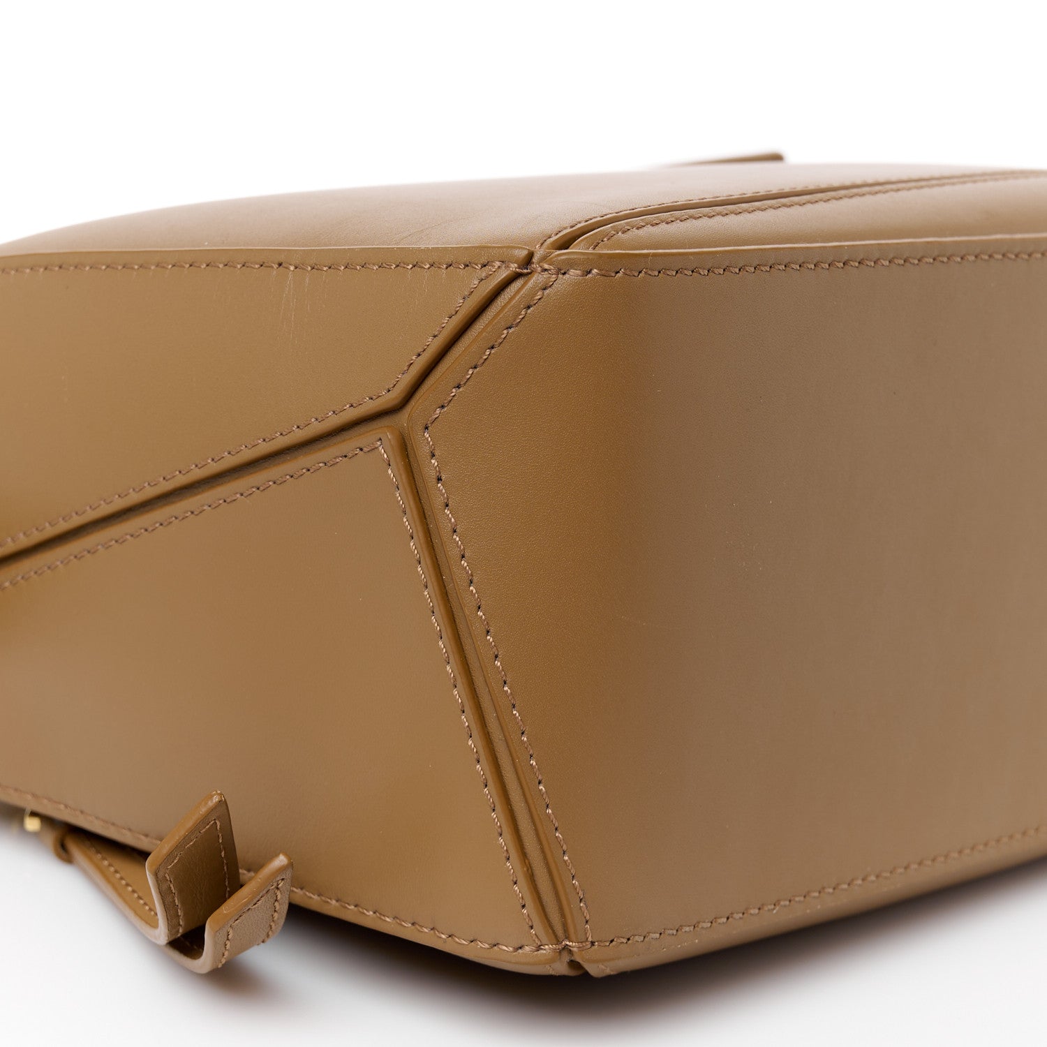 Loewe Satin Calfskin Small Puzzle Bag Oak 10 of 11