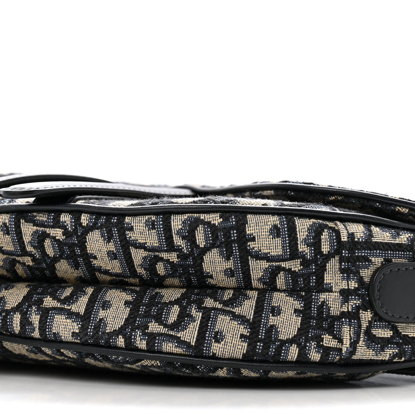 Oblique Saddle Bag With Strap Blue