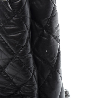 Chanel Aged Calfskin Reissue 2.55 Tote Black 10 of 13