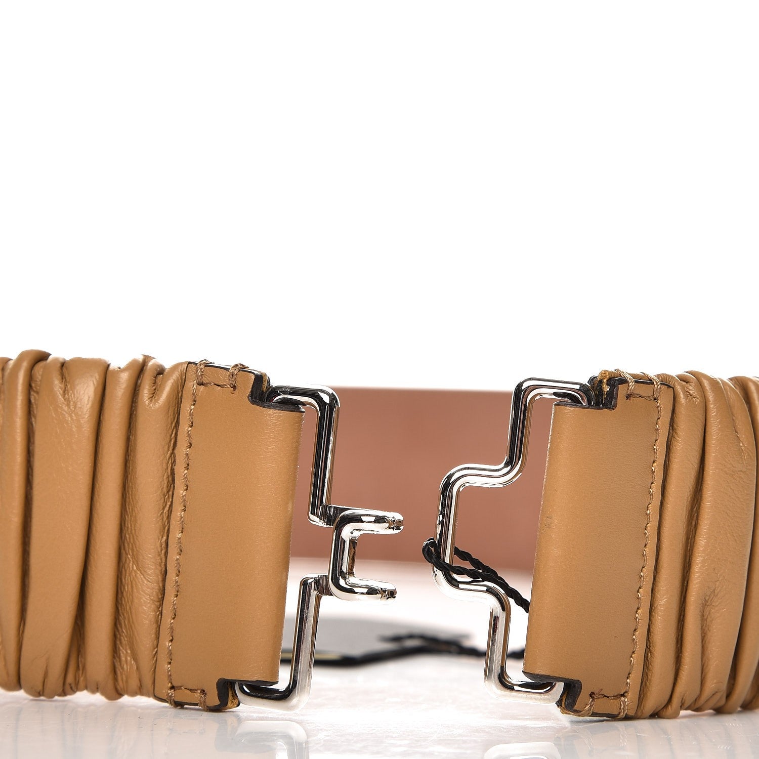 Fendi Velvet FF Belt 85 34 Tobacco 3 of 6