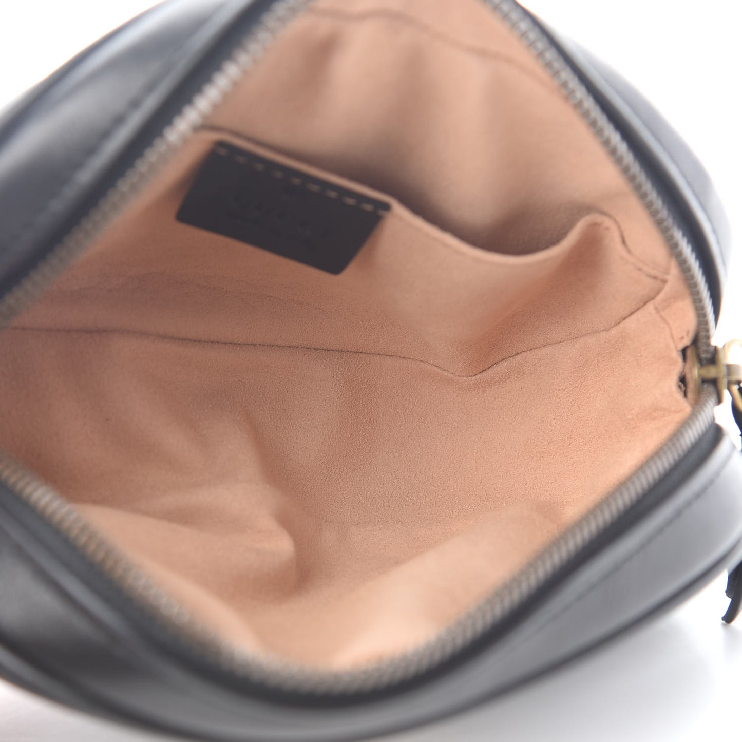 Calfskin Matelasse GG Marmont Belt Bag 85 34 Black