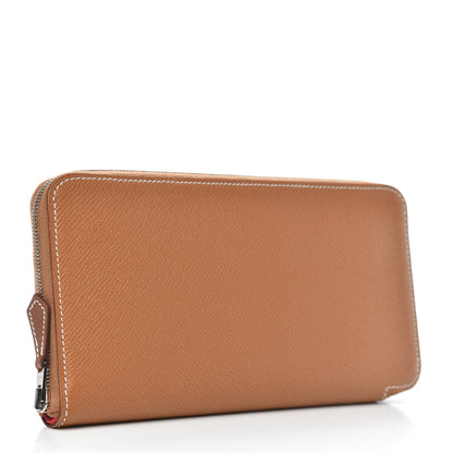 Hermes Epsom Silk'In Wallet Gold 3 of 7