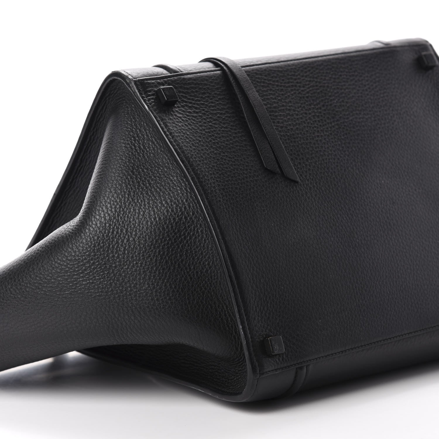 Celine Grained Calfskin Medium Phantom Luggage Black 5 of 8