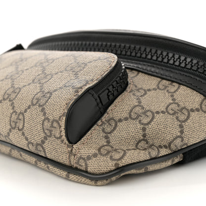 Gucci GG Supreme Monogram Belt Bag Black 10 of 11