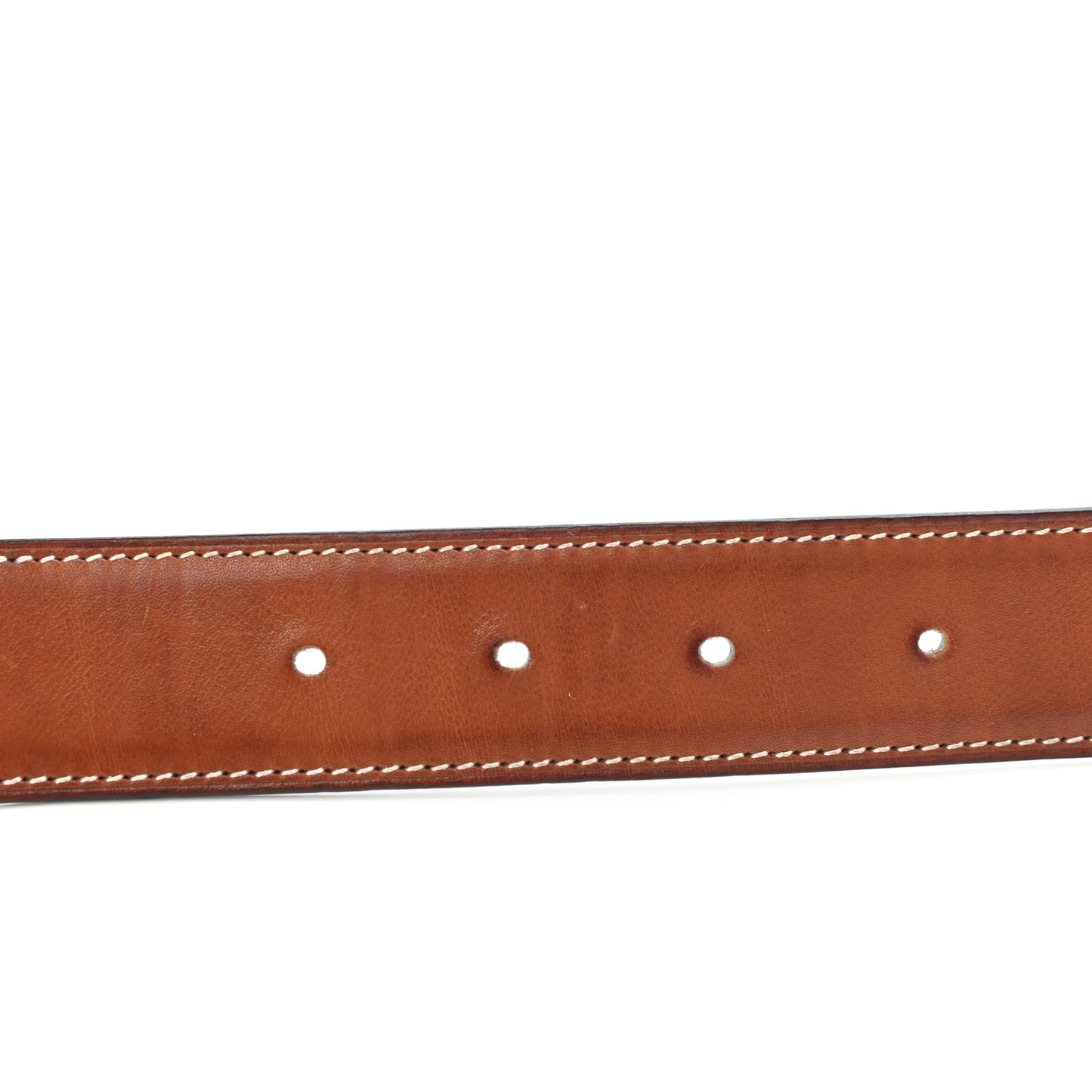 Box Barenia 32mm H d'Ancre Belt 95 38 Chocolate Fauve