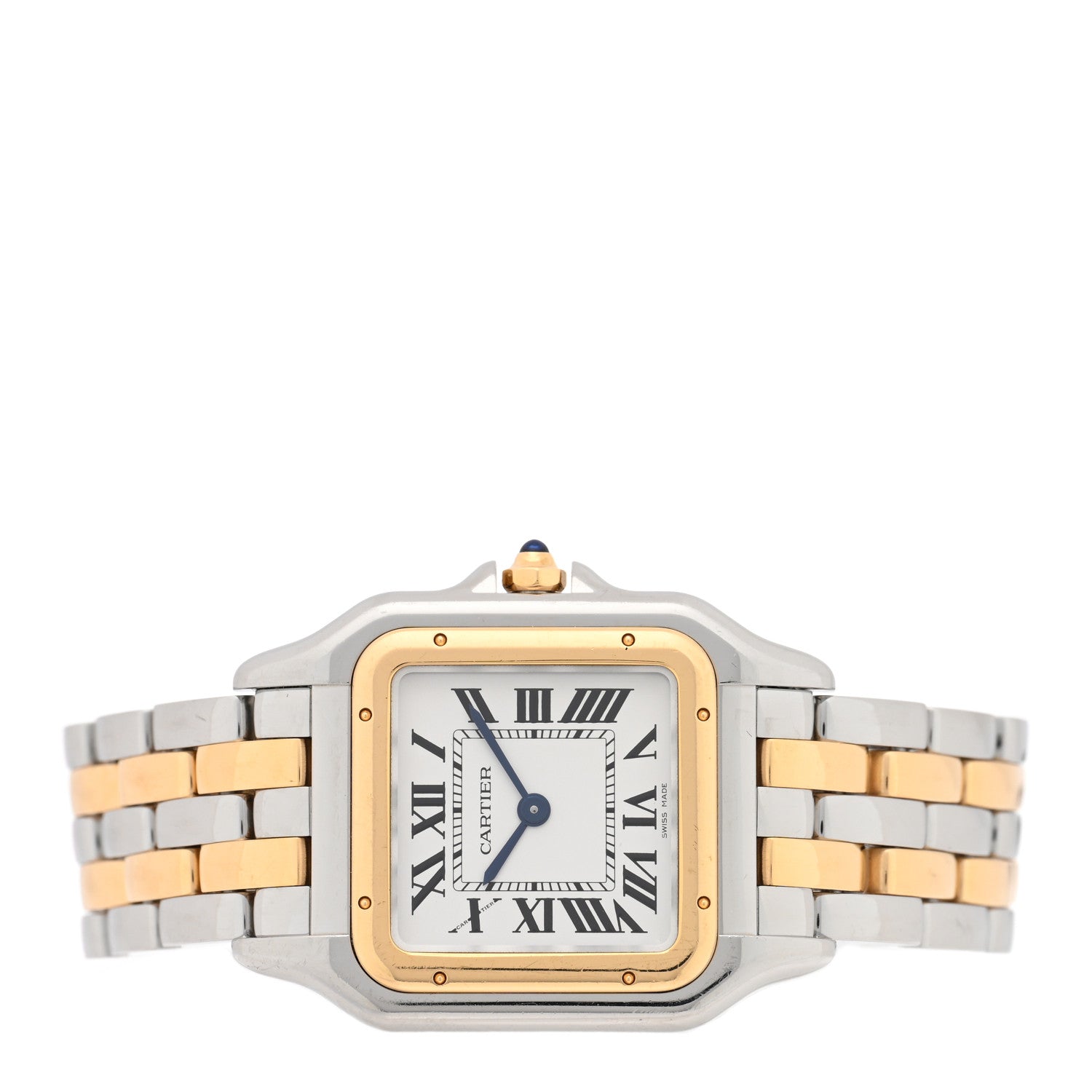 Cartier Stainless Steel 18K Yellow Gold 27mm Panthere Quartz Watch 2 of 5