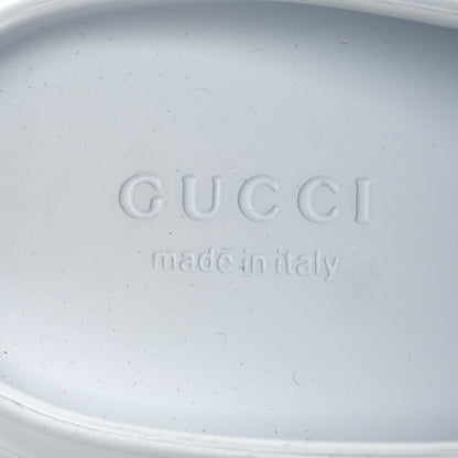 Gucci Rubber Ace Web Sneaker Slides 36 Great White 9 of 14