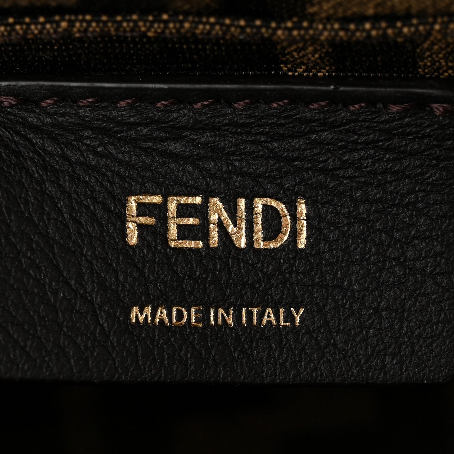 Fendi Vitello King Plexiglass Logo Embossed Mini By The Way Top Handle Boston Bag Tortora 6 of 10